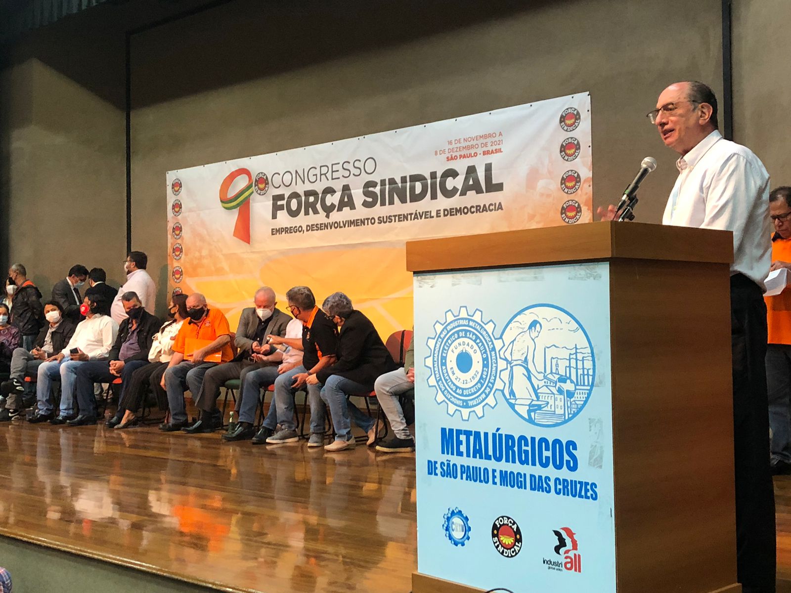 Ricardo Patah participa de 9º Congresso Nacional da Força Sindical